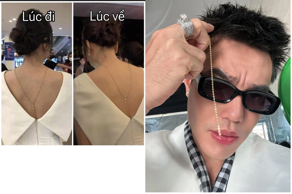 Lê Dương Bảo Lâm gây sốt khi tiết lộ đã giật dây chuyền của Mỹ Tâm, tuy nhiên đàn chị lại phủ nhận Lê Dương Bảo Lâm gây sốt khi tiết lộ đã giật dây chuyền của Mỹ Tâm, tuy nhiên đàn chị lại phủ nhận