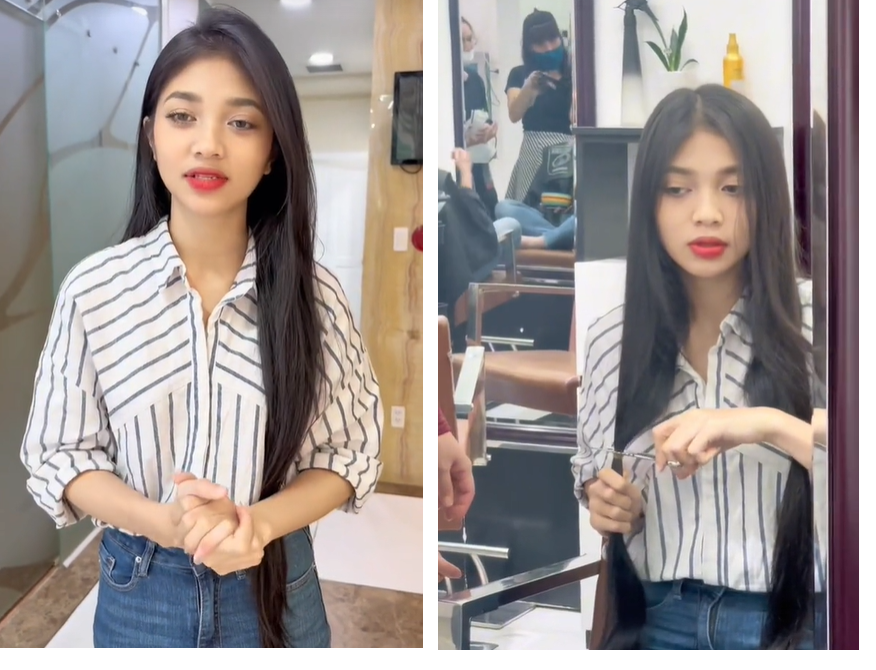 Minh Kiên không tiếc nuối khi cắt mái tóc, vì sẽ tiếp tục được sử dụng vào mục đích ý nghĩa hơn