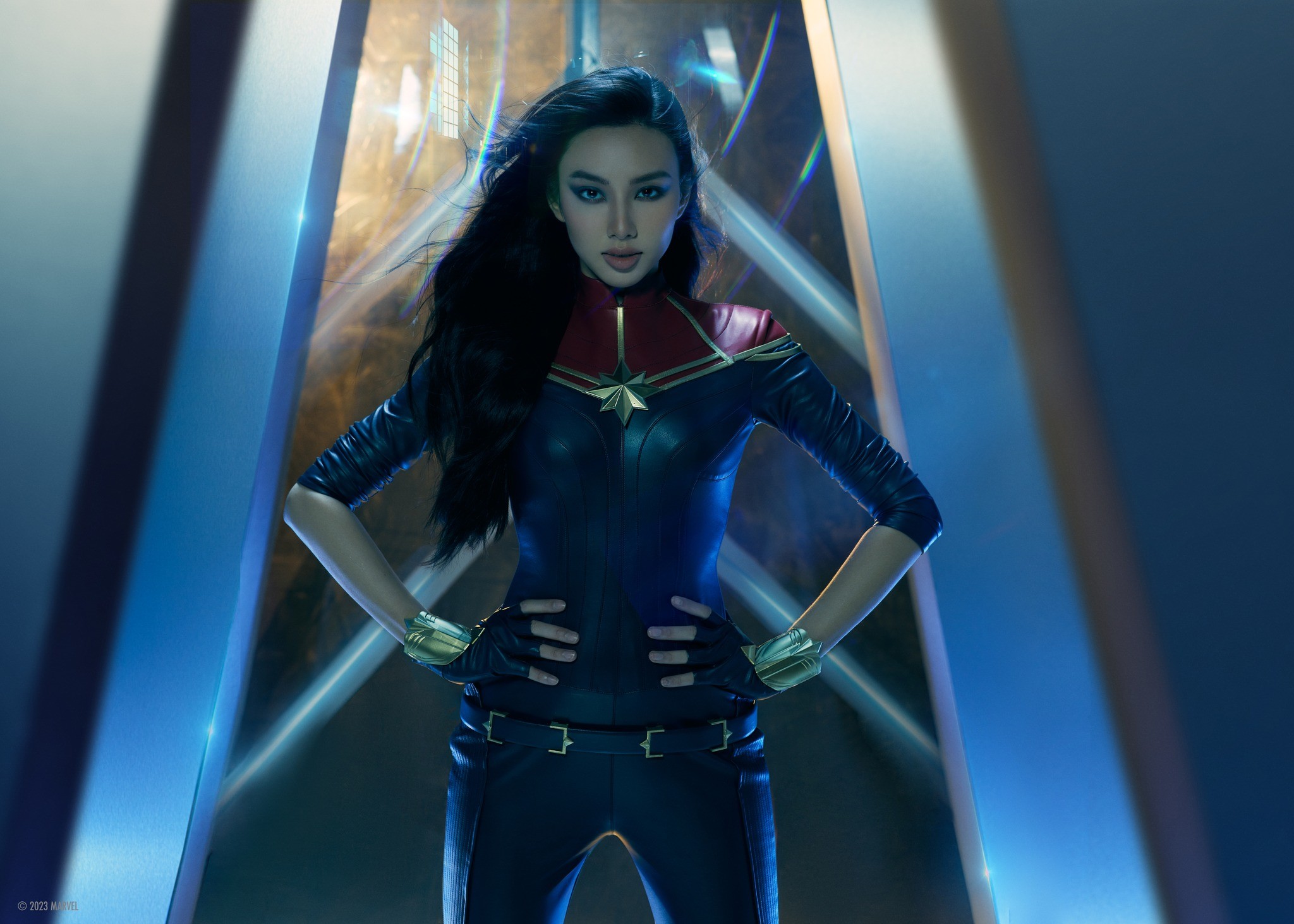 Thùy Tiên hợp tác quảng bá cho bom tấn The Marvels Thùy Tiên hợp tác quảng bá cho bom tấn The Marvels