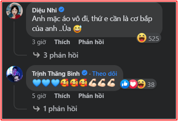 Diệu Nhi khiến dân tình bật cười vì bình luận dưới bài đăng của Anh Tú Diệu Nhi khiến dân tình bật cười vì bình luận dưới bài đăng của Anh Tú