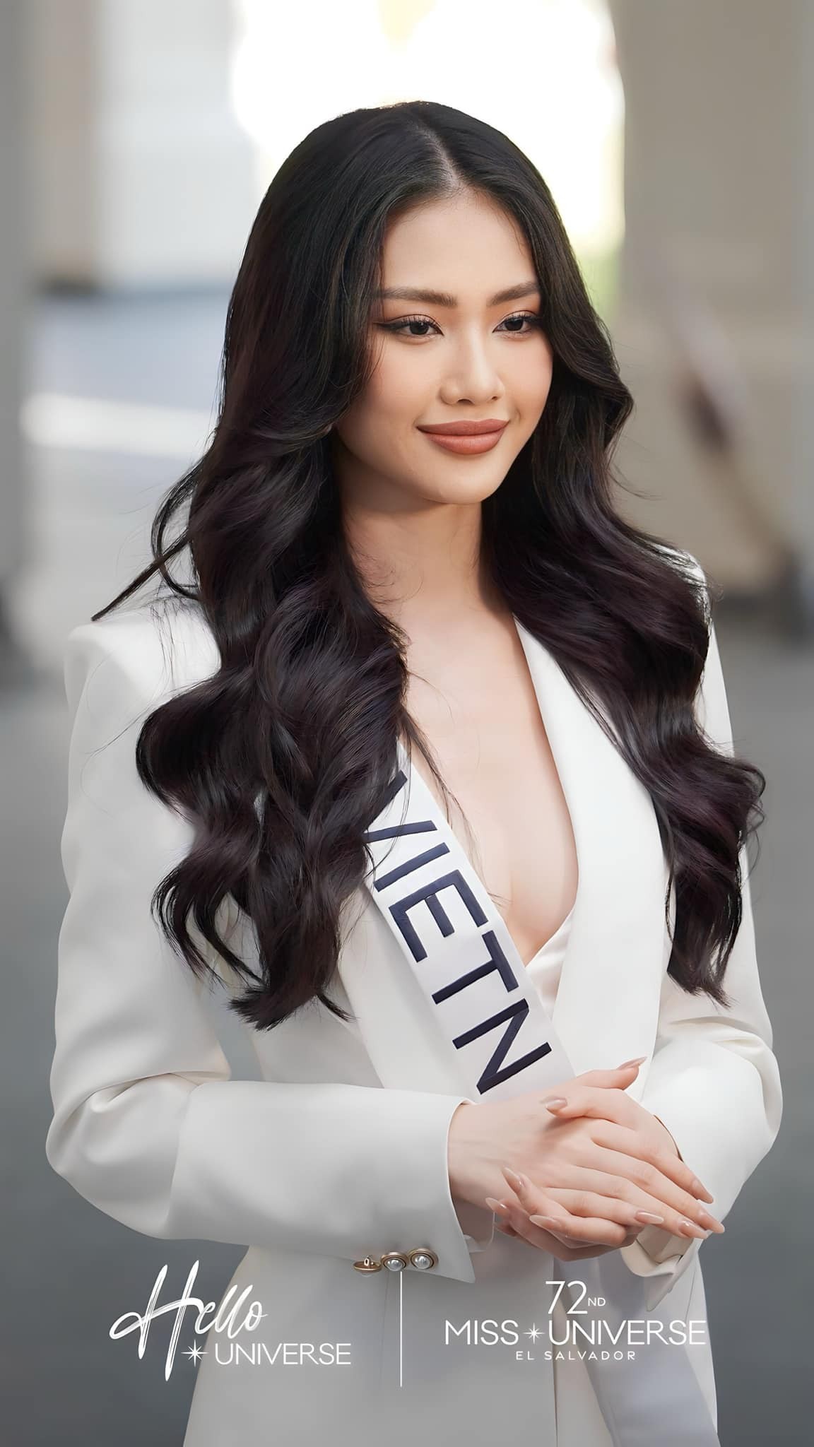 Bùi Quỳnh Hoa lộ diện sau trượt top Miss Universe 2023, biểu cảm gây chú ý - Ảnh 1 Bùi Quỳnh Hoa lộ diện sau trượt top Miss Universe 2023, biểu cảm gây chú ý - Ảnh 1