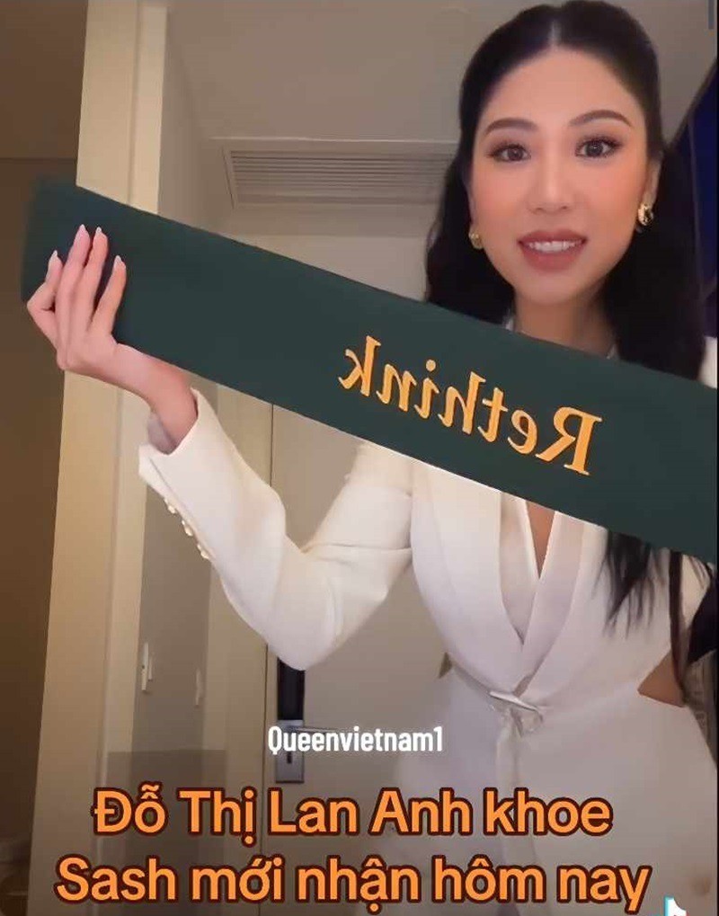 Đỗ Thị Lan Anh nhận sash Miss Earth 2023 Đỗ Thị Lan Anh nhận sash Miss Earth 2023