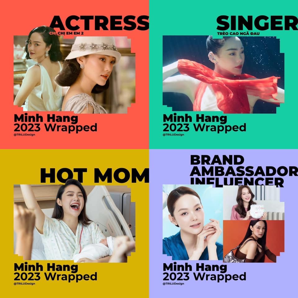 Người hâm mộ tổng hợp lại những dấu ấn của Minh Hằng trong năm 2023, đáng chú ý là thiên chức làm mẹ Người hâm mộ tổng hợp lại những dấu ấn của Minh Hằng trong năm 2023, đáng chú ý là thiên chức làm mẹ