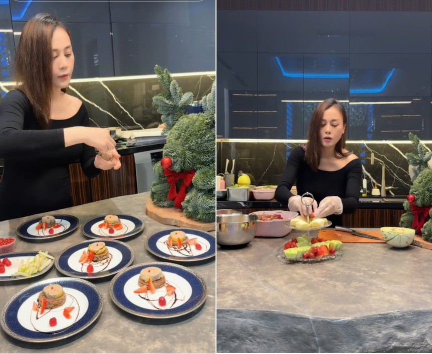 Mỗi món ăn được bà xã Shark Bình đặt nhiều tâm huyết Mỗi món ăn được bà xã Shark Bình đặt nhiều tâm huyết
