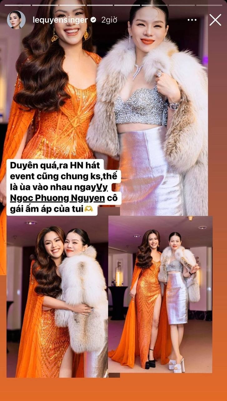 Lệ Quyên - Phương Vy hội ngộ tại Hà Nội Lệ Quyên - Phương Vy hội ngộ tại Hà Nội
