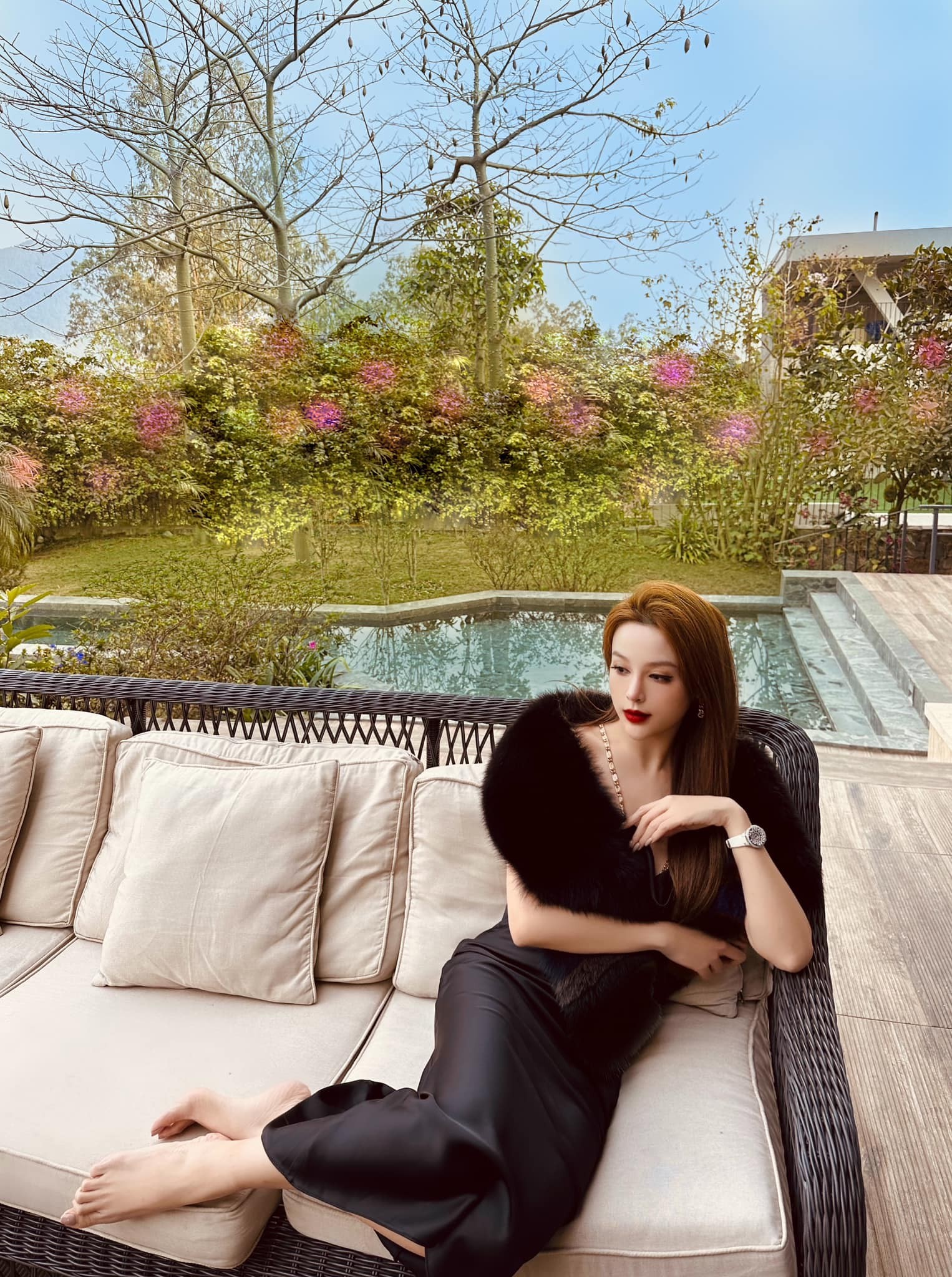 Huyền Baby có cuộc sống sướng tựa bà hoàng