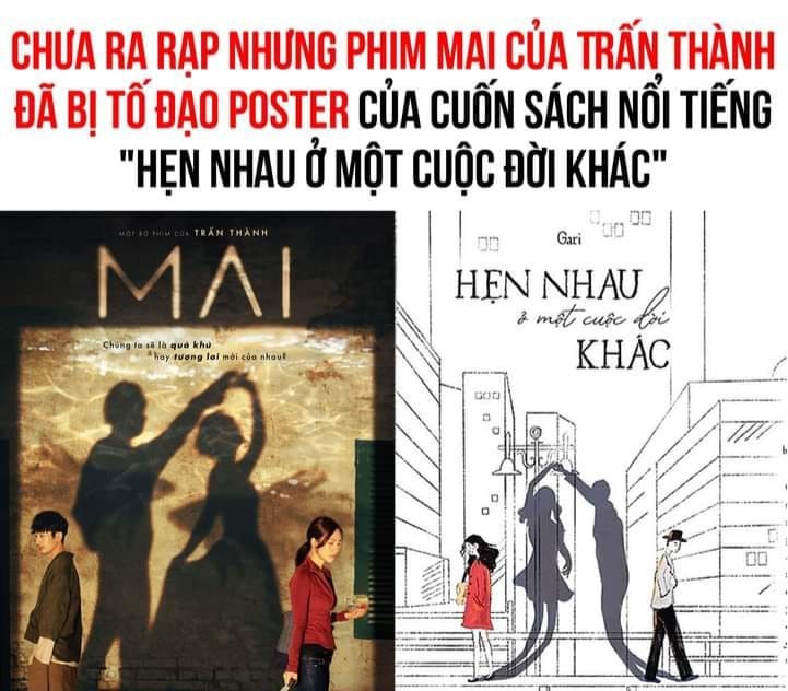 Cư dân mạng bàn tán khi poster phim Mai của Trấn Thành có nhiều điểm tương đồng với bìa sách Hẹn Nhau Ở Một Cuộc Đời Khác Cư dân mạng bàn tán khi poster phim Mai của Trấn Thành có nhiều điểm tương đồng với bìa sách Hẹn Nhau Ở Một Cuộc Đời Khác