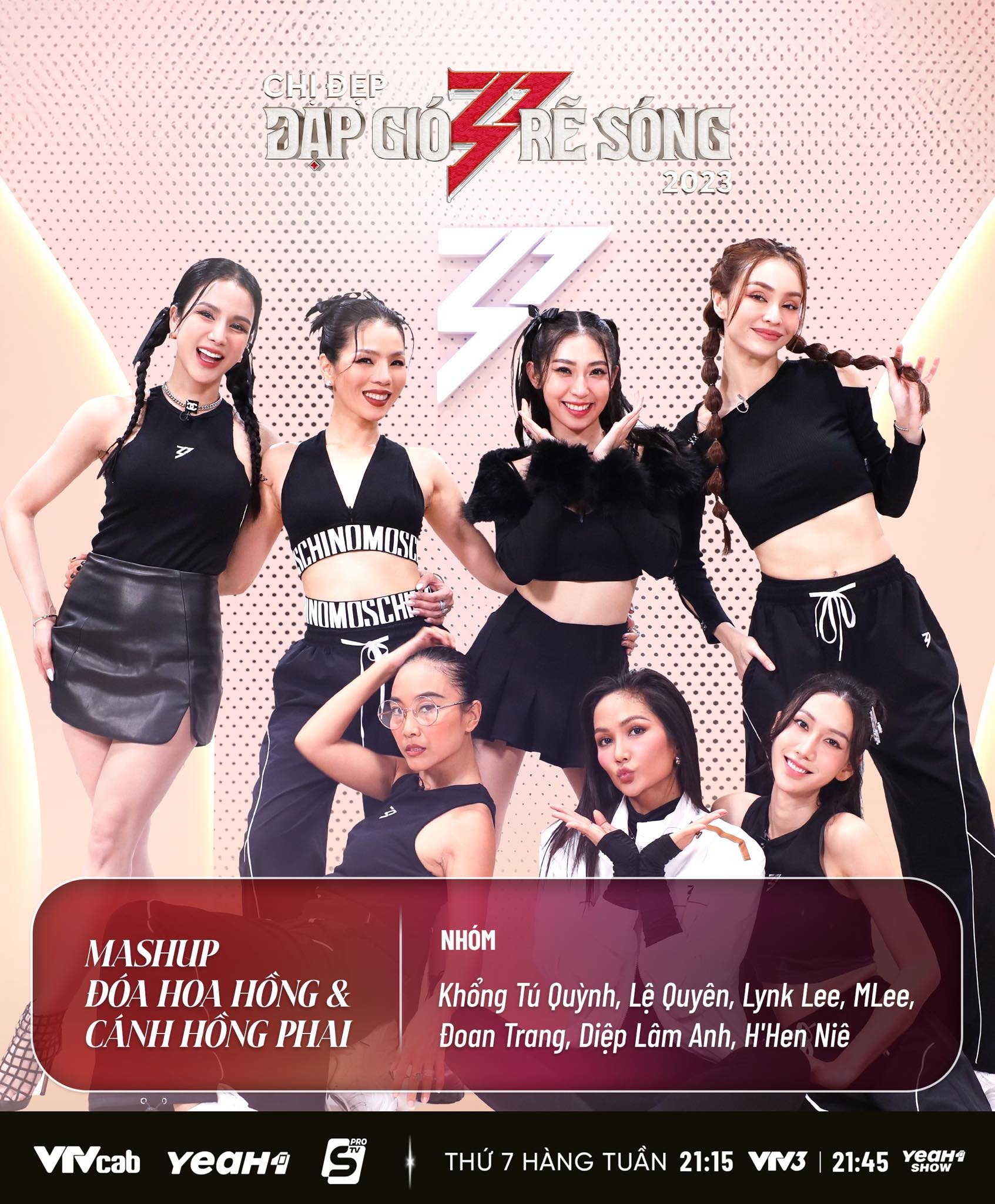 Các nhóm trong Công diễn 4 Chị Đẹp Đạp Gió Rẽ Sóng