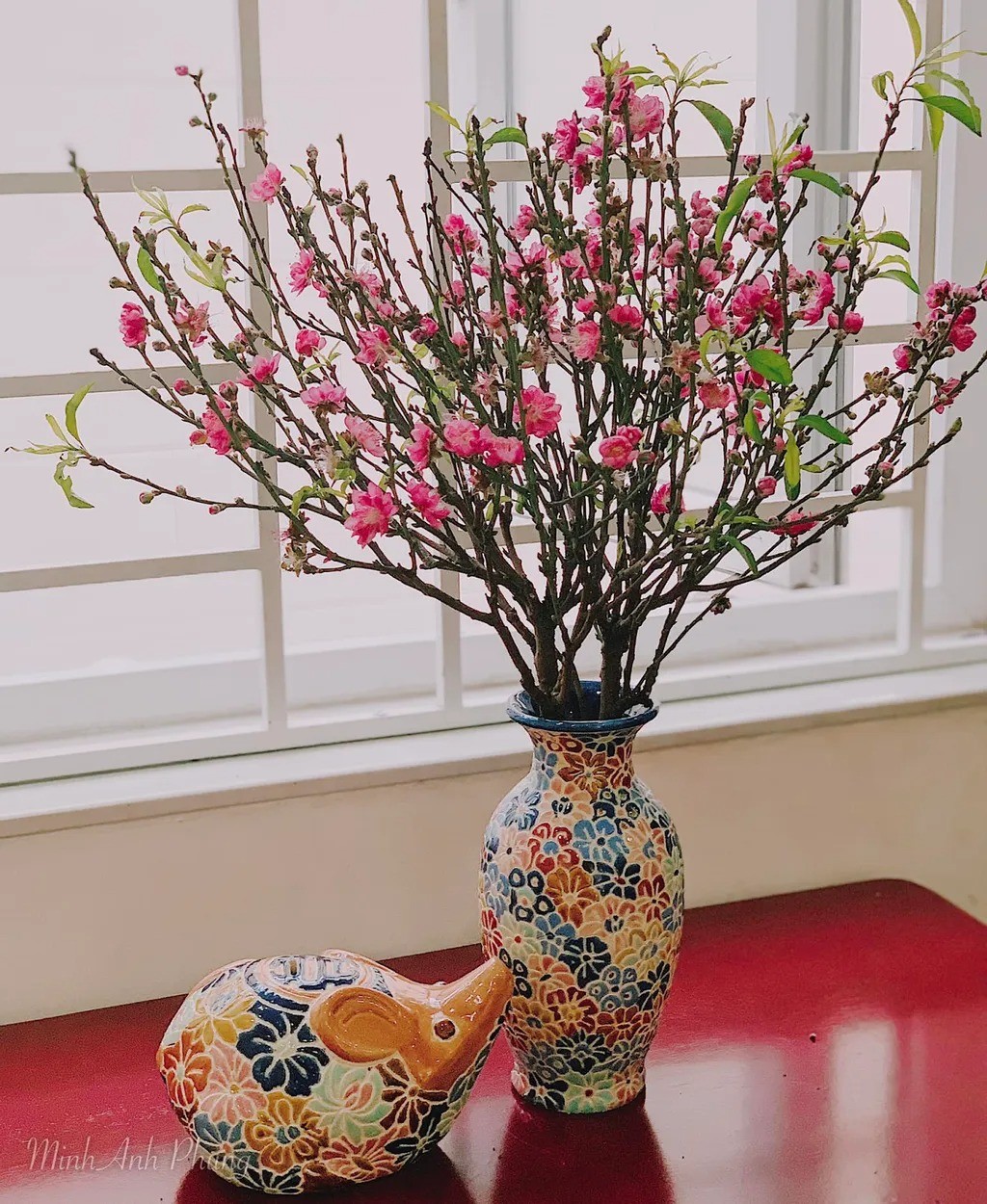 Hoa đào nở vào đầu năm mới, mang lại năng lượng tích cực