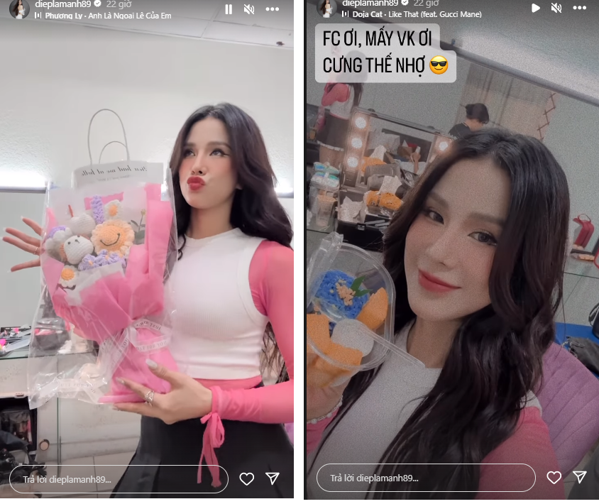 Diệp Lâm Anh xuất hiện rạng rỡ giữa thời điểm Nghiêm Đức bị bắt gặp 'khóa môi' cô gái trẻ