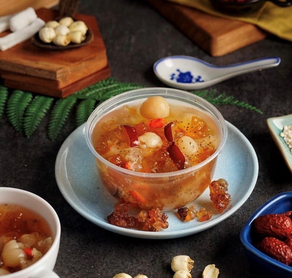 ột số nguyên liệu trong món chè dưỡng nhan có tác dụng đối với sức khỏe mẹ bầu