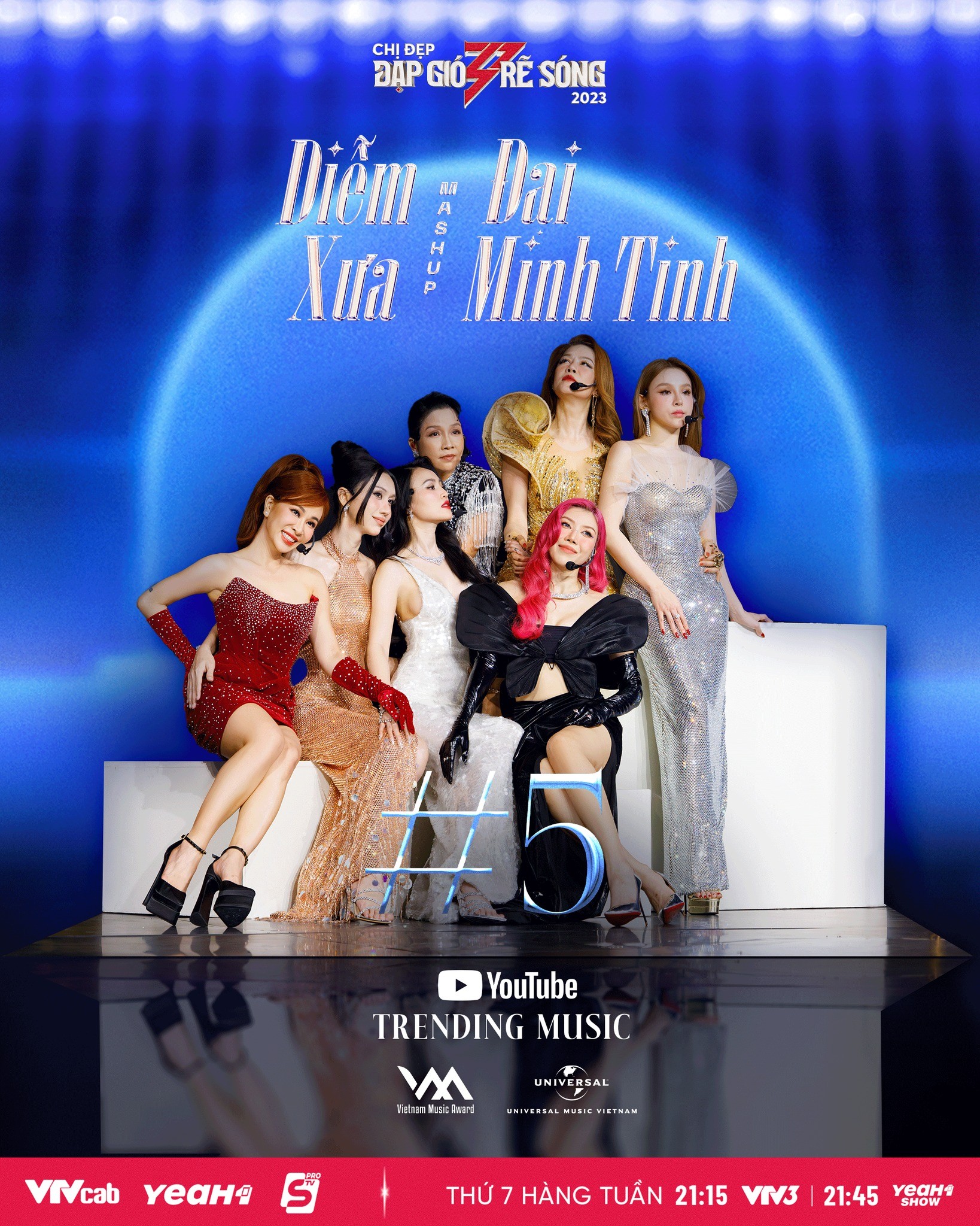 Tiết mục mashup Diễm Xưa - Đại Minh Tinh của nhóm Mỹ Linh đang tạo nên cơn sốt trên mạng xã hội