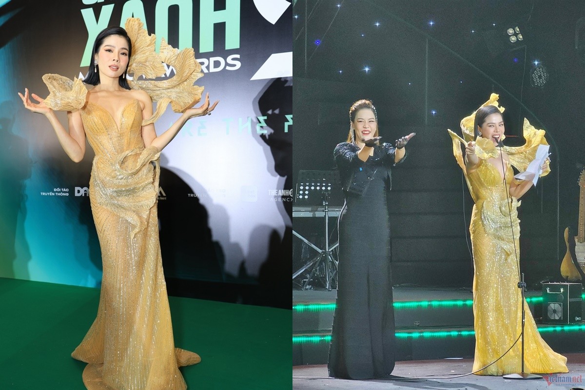 Lệ Quyên xuất hiện tựa nữ thần tại lễ trao giải Làn Sóng Xanh 2023