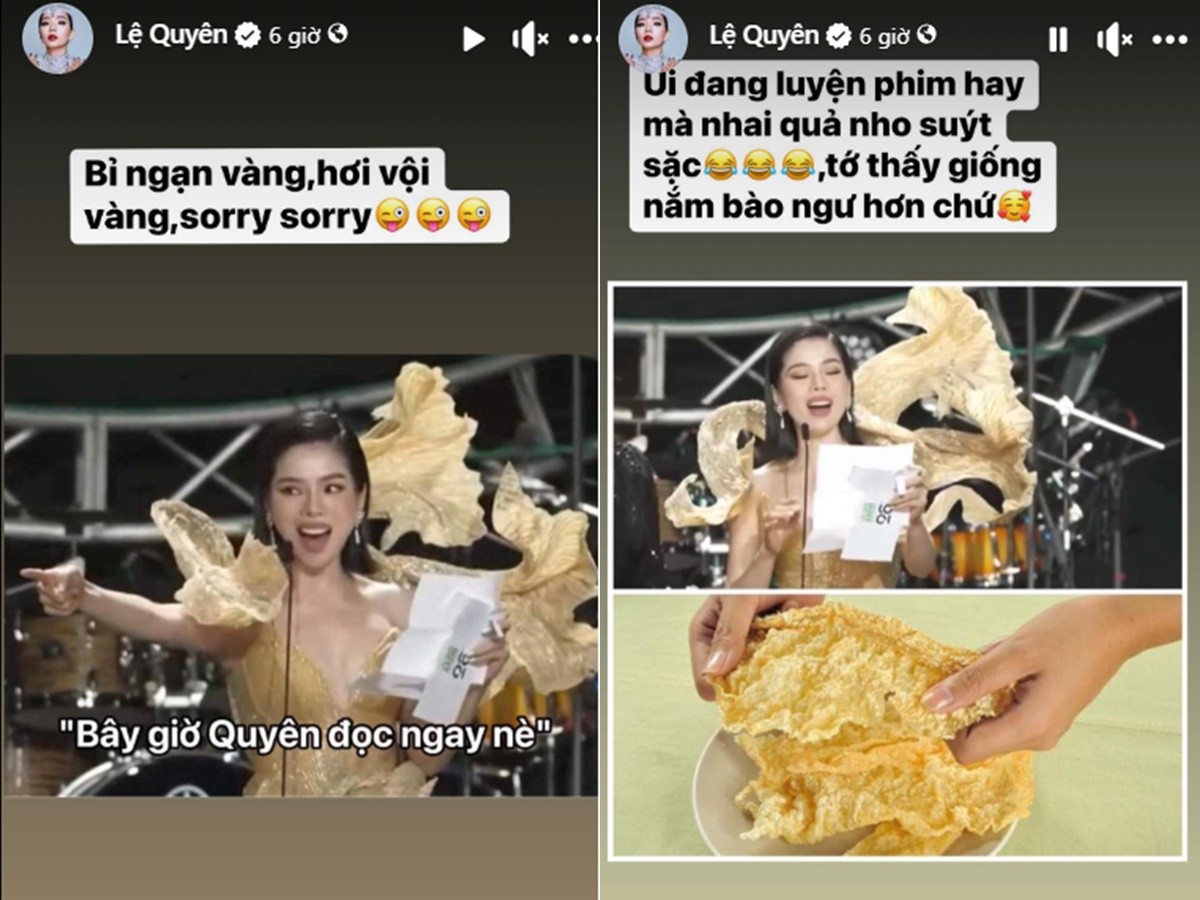 Lệ Quyên xin lỗi vì đã vội vàng trong việc xướng tên ở Làn Sóng Xanh Lệ Quyên xin lỗi vì đã vội vàng trong việc xướng tên ở Làn Sóng Xanh