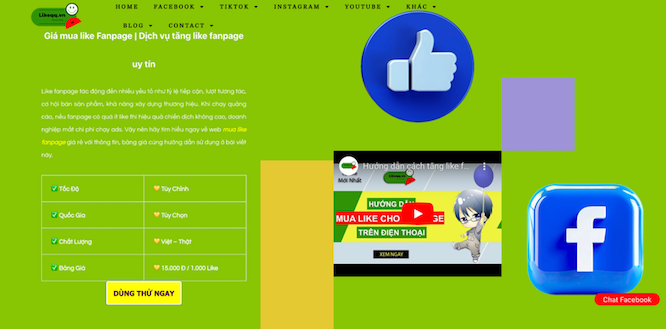 Dịch vụ mua bán like ảo trên fanpage facebook: Lợi hay hại? - Ảnh 1 Dịch vụ mua bán like ảo trên fanpage facebook: Lợi hay hại? - Ảnh 1