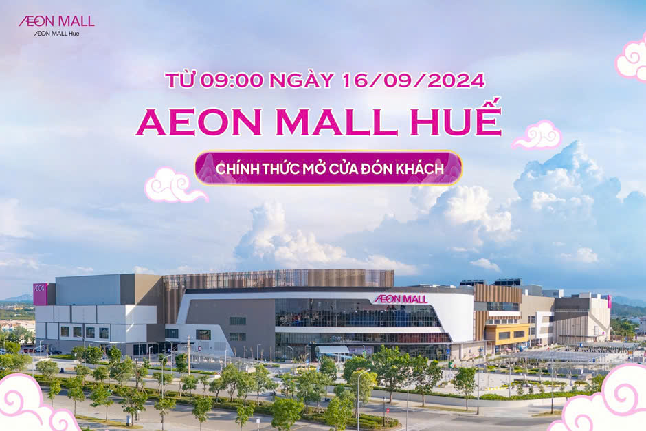 “Ông trùm bán lẻ” AEON chính thức có mặt tại miền Trung với AEON MALL Huế