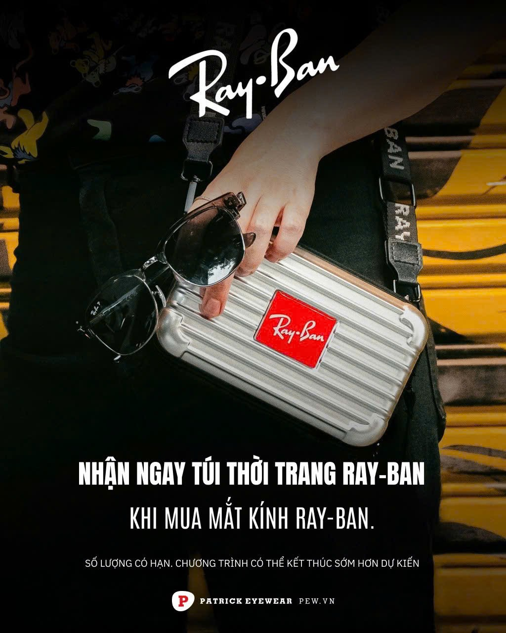 Mua kính RayBan tại Patrick Eyewear nhận quà tặng độc quyền năm mới