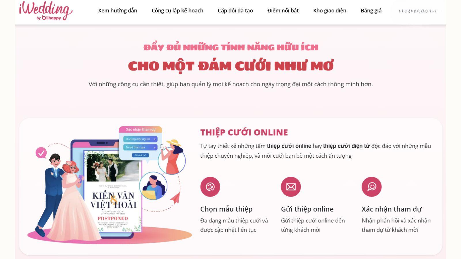 Nền tảng thiết kế thiệp cưới online chuyên nghiệp từ Biihappy iWedding - Ảnh 1 Nền tảng thiết kế thiệp cưới online chuyên nghiệp từ Biihappy iWedding - Ảnh 1