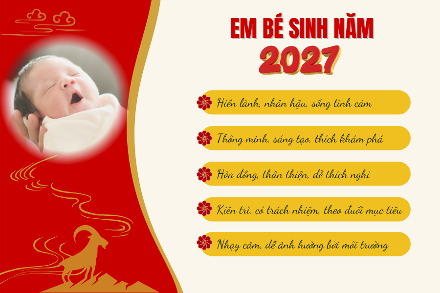 Sinh con năm 2027 tháng nào tốt nhất theo mệnh bố mẹ? - Ảnh 1 Sinh con năm 2027 tháng nào tốt nhất theo mệnh bố mẹ? - Ảnh 1