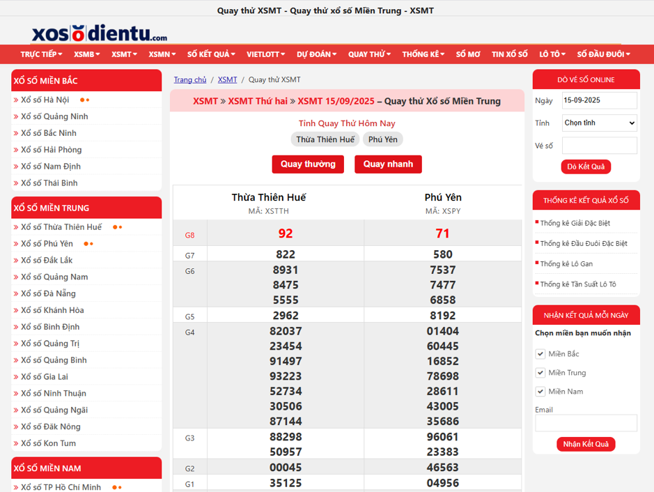 Trải nghiệm tiện ích xổ số miền Trung và trải nghiệm quay thử XSMT trên xosodientu.com - Ảnh 3 Trải nghiệm tiện ích xổ số miền Trung và trải nghiệm quay thử XSMT trên xosodientu.com - Ảnh 3