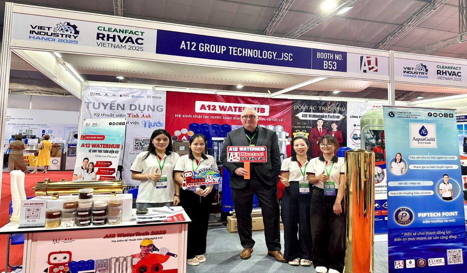 Vì sao công nghệ lọc nước của A12 gây chú ý tại triển lãm CLEANFACT – RHVAC 2025?