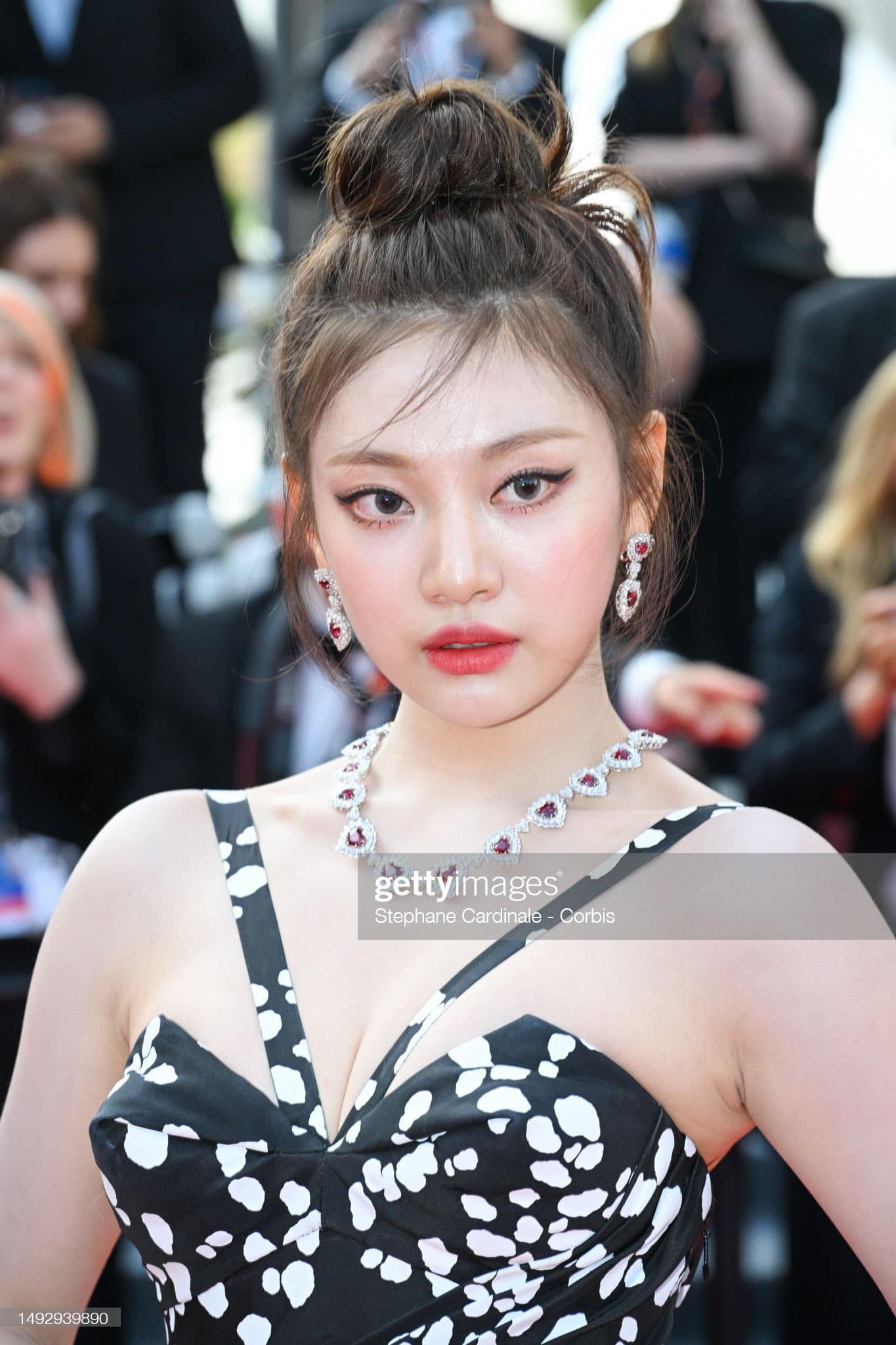 Visual xuất sắc của em út aespa trong ảnh chụp cận mặt của 'hung thần' Getty Images.