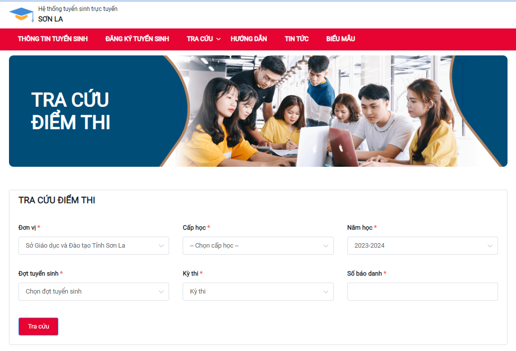 Tra cứu điểm thi lớp 10 tỉnh Sơn La năm 2023 nhanh, chính xác nhất - Ảnh 1