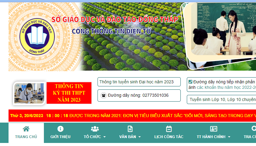 Tra cứu điểm thi lớp 10 tỉnh Đồng Tháp năm 2023 nhanh, chính xác nhất - Ảnh 1