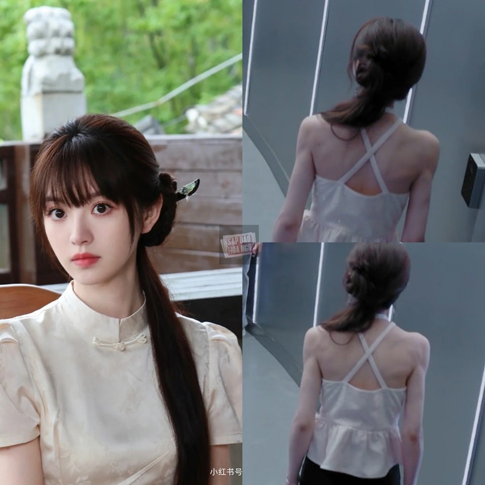 Bóng lưng cơ bắp cuồn cuộn của Điền Hi Vi khiến dân tình xôn xao. Ảnh: Sạp báo Hoa ngữ.