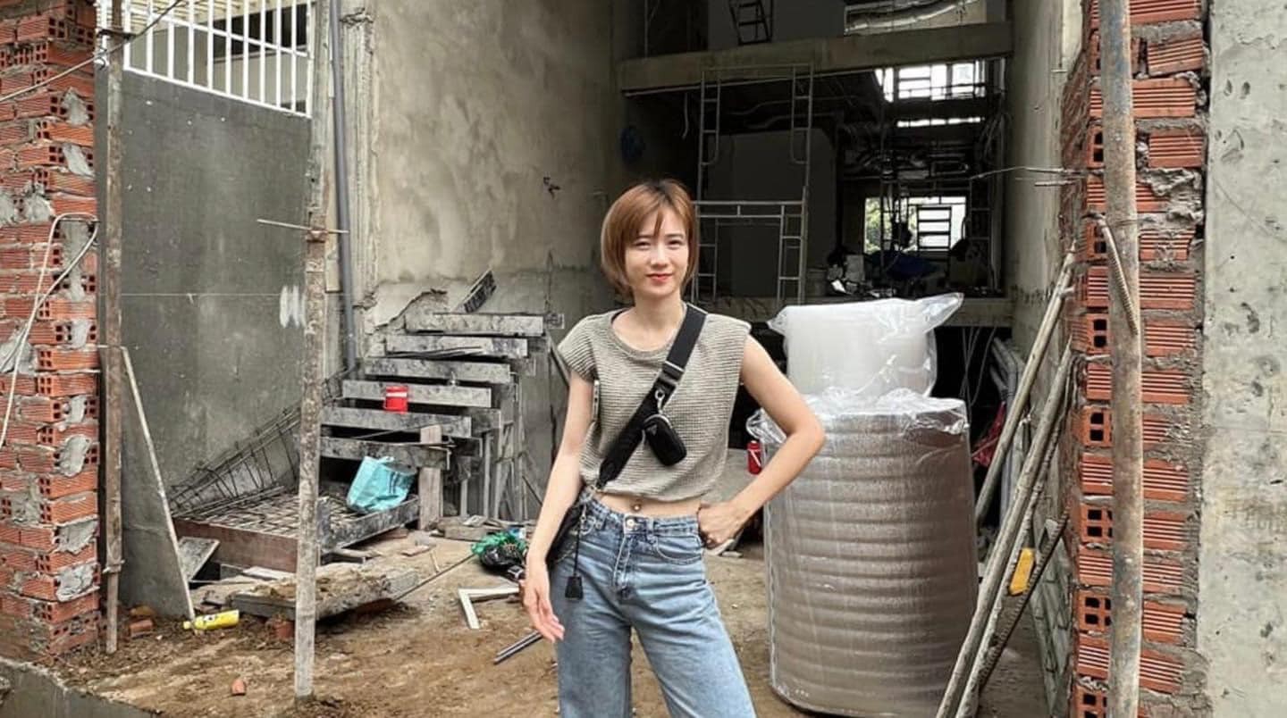 Vợ chồng Justatee - Trâm Anh khoe biệt thự 5 tầng sang chảnh khiến dân tình trầm trồ - Ảnh 5