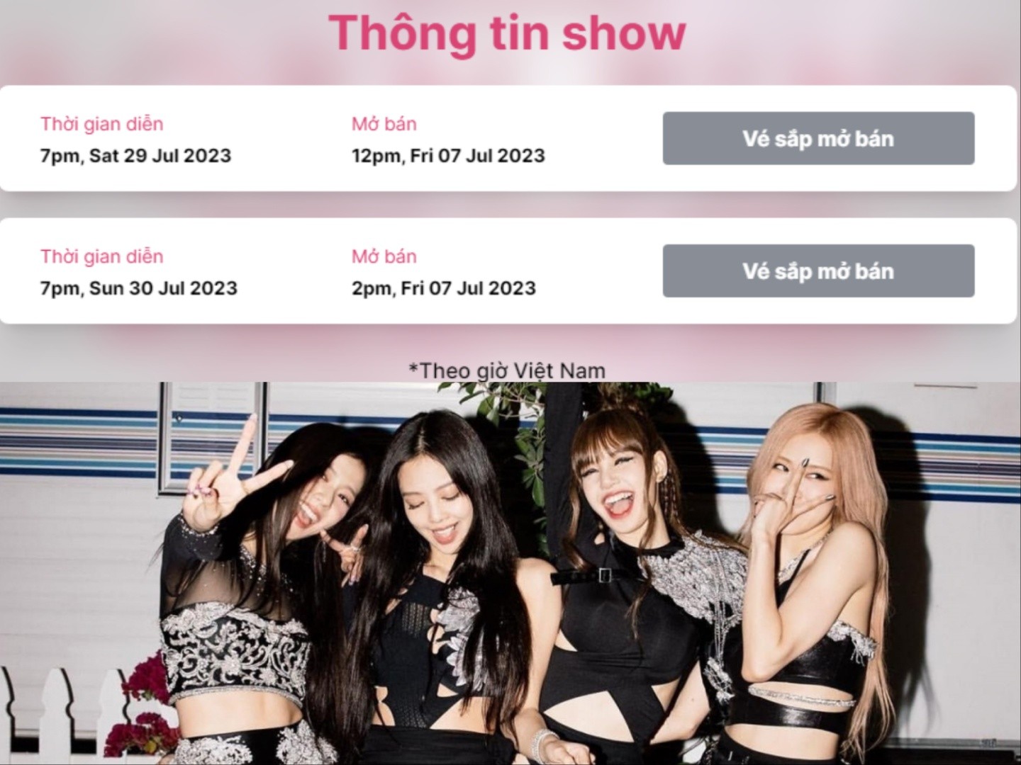 Hot: Chính thức công bố giá vé và sơ đồ chỗ ngồi concert BLACKPINK tại Việt Nam - Ảnh 2