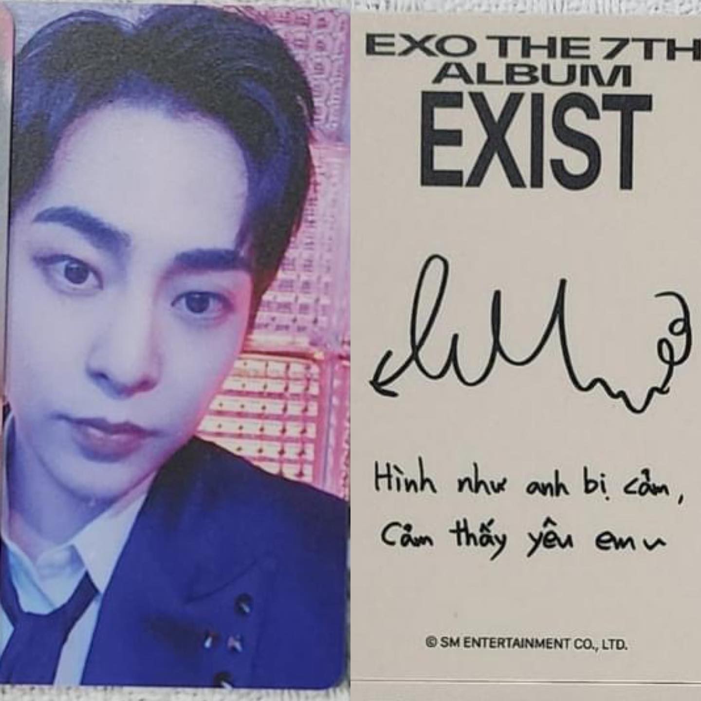 Xiumin: 'Hình như anh bị cảm, cảm thấy yêu em' Xiumin: 'Hình như anh bị cảm, cảm thấy yêu em'