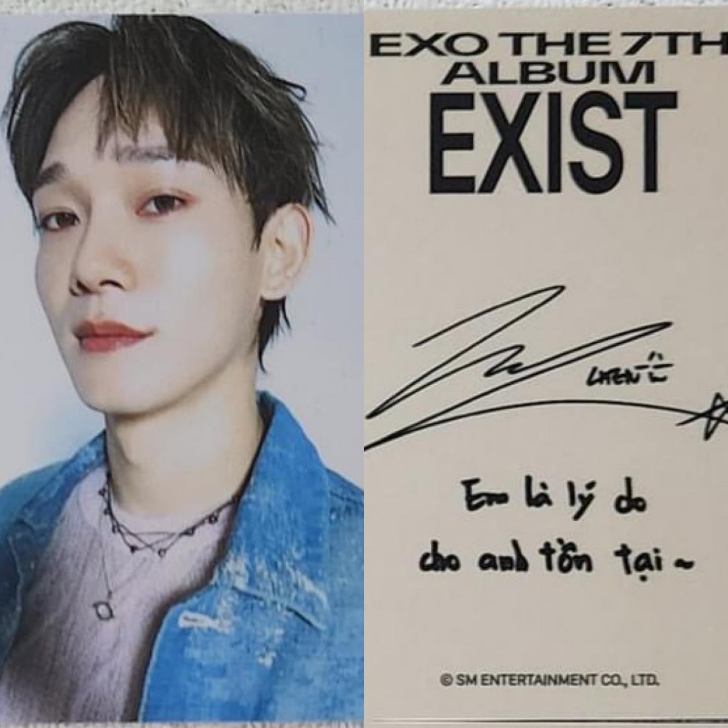 Chen: 'Em là lý do cho anh tồn tại' Chen: 'Em là lý do cho anh tồn tại'