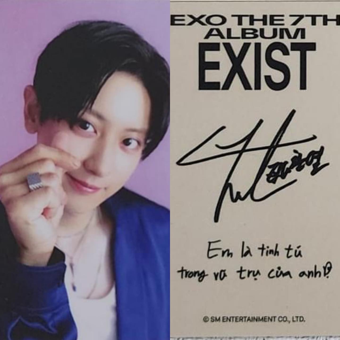 Chanyeol: 'Em là tinh tú trong vũ trụ của anh' Chanyeol: 'Em là tinh tú trong vũ trụ của anh'