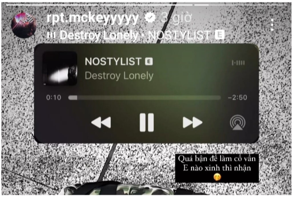 MCK đáp trả tin đồn làm cố vấn tại Rap Việt