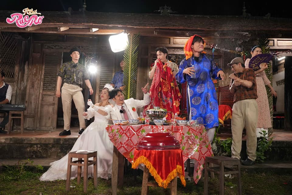 Dàn khách mời nhiệt tình vui vẻ trong đám cưới