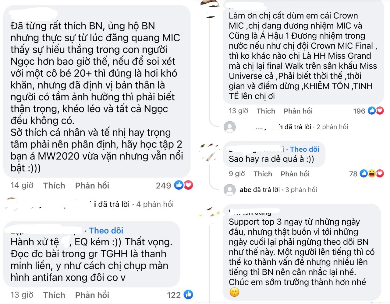 'Hoa hậu khủng long' Bảo Ngọc bị cư dân mạng tràn vào chỉ trích, lập group anti sau ồn ào 'lấn lướt' Mai Phương - Ảnh 1
