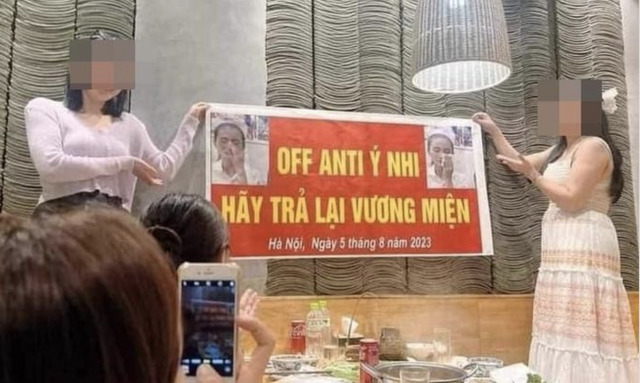 Hình ảnh được cho là quá 'lố', không phù hợp của anti-fan Hoa hậu Ý Nhi Hình ảnh được cho là quá 'lố', không phù hợp của anti-fan Hoa hậu Ý Nhi