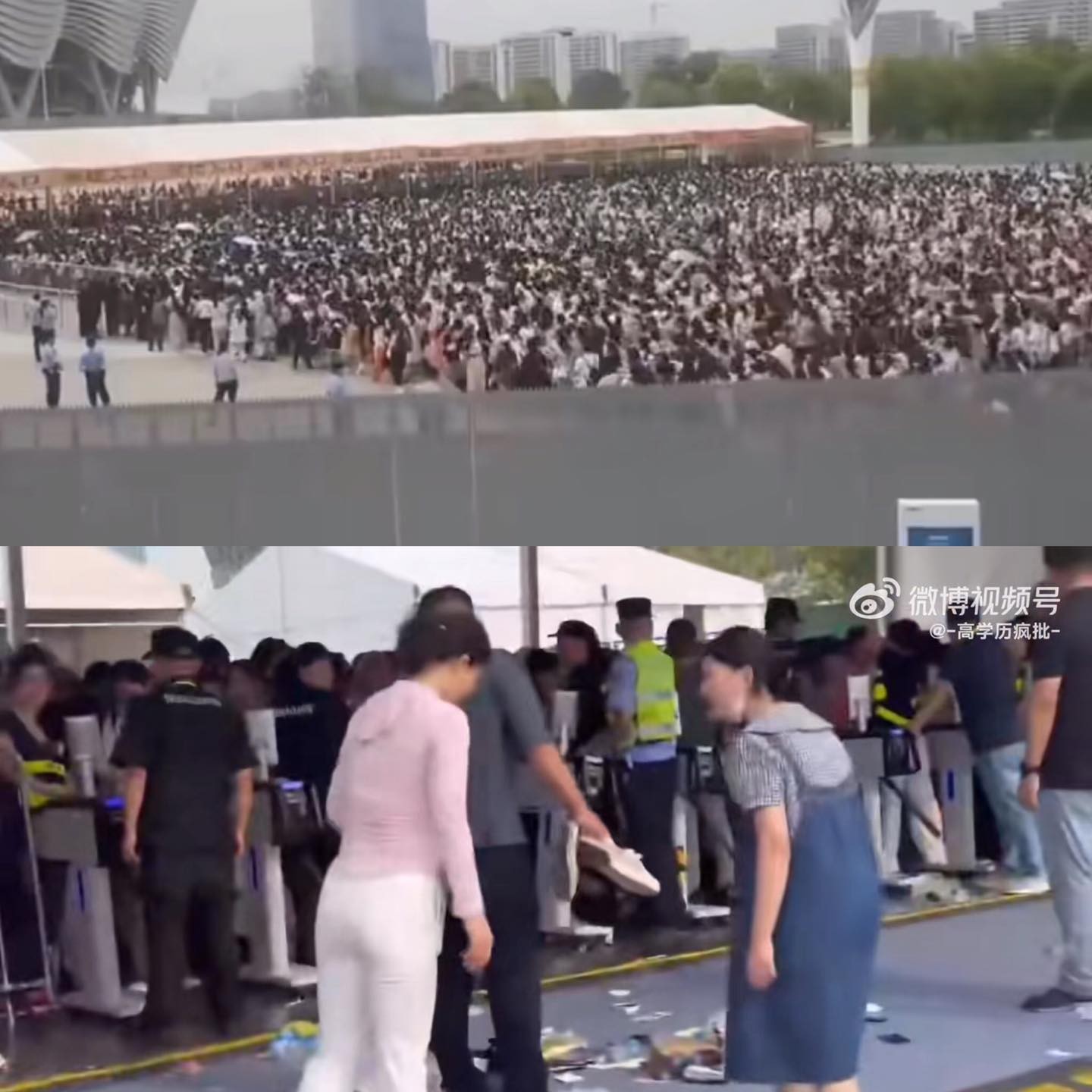 Khung cảnh hỗn loạn trước thềm concert kỷ niệm 10 năm của TFBOYS Khung cảnh hỗn loạn trước thềm concert kỷ niệm 10 năm của TFBOYS