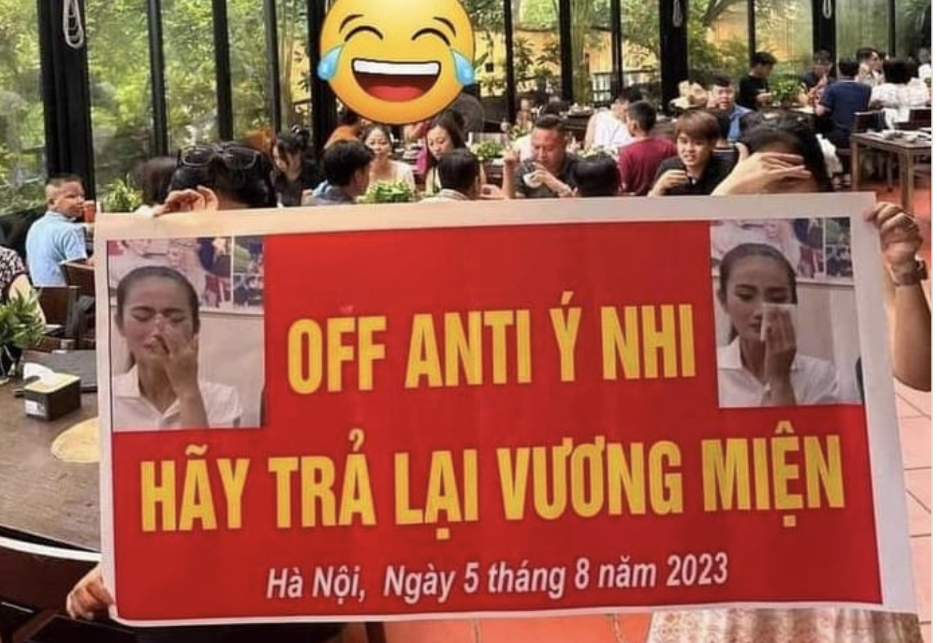 Hội anti-fan Hoa hậu Ý Nhi được cho là offline hoành tráng tại Hà Nội Hội anti-fan Hoa hậu Ý Nhi được cho là offline hoành tráng tại Hà Nội