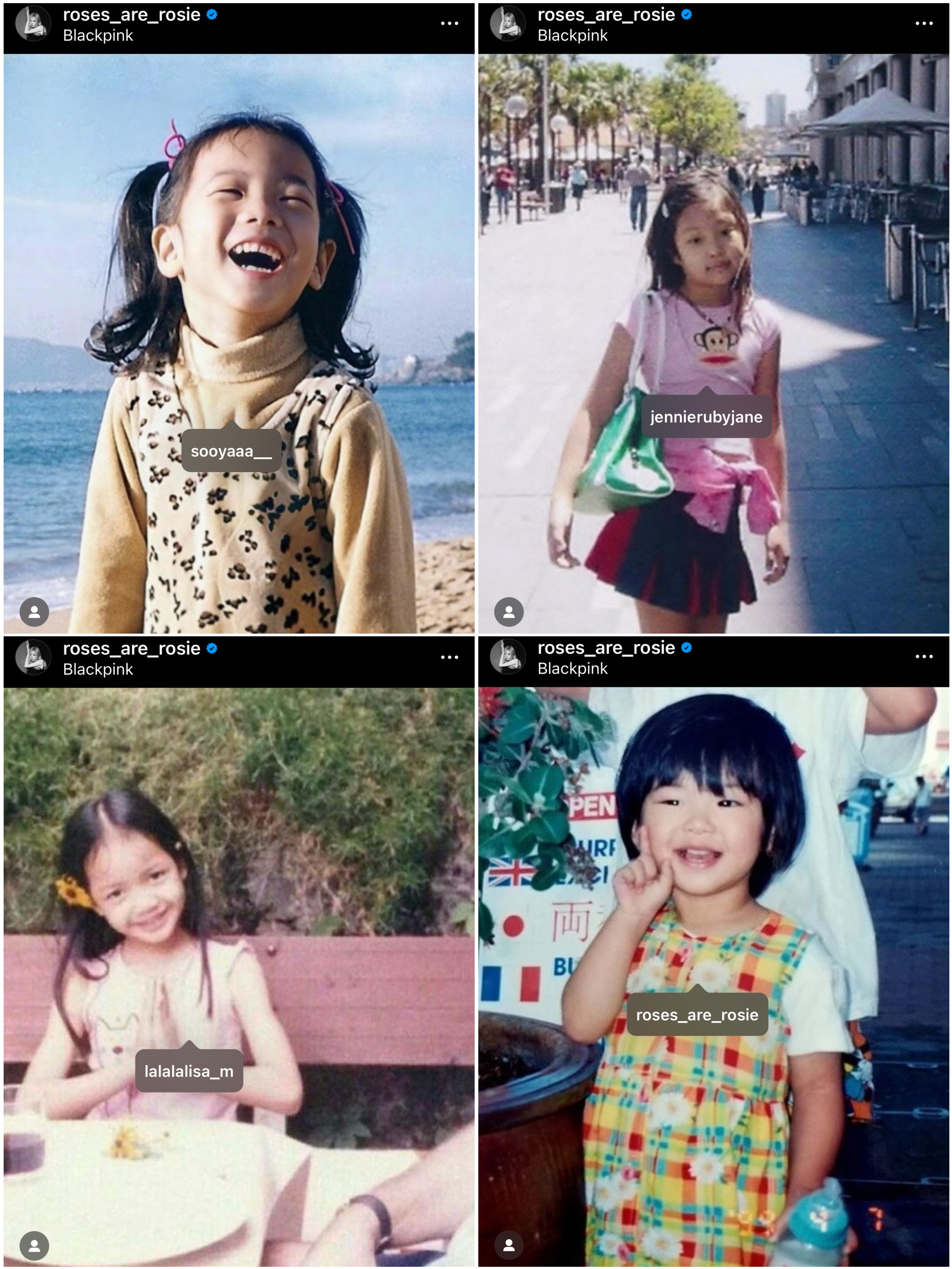 Rosé tiết lộ ảnh hồi nhỏ đáng yêu hết nấc của BLACKPINK khi còn bé