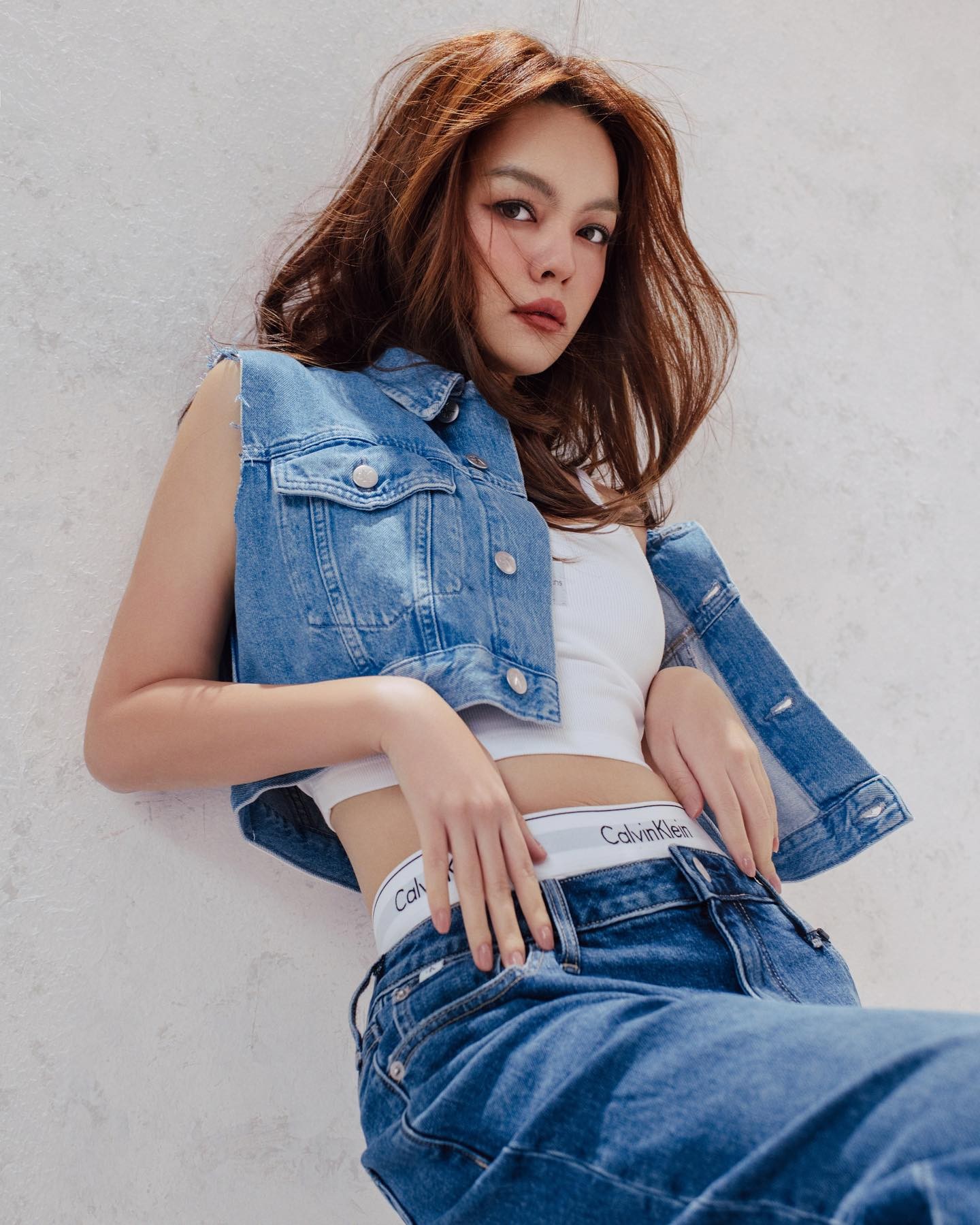 Vóc dáng nuột nà của bà mẹ ba con khiến nhiều người ngưỡng mộ. Ảnh: FBNV