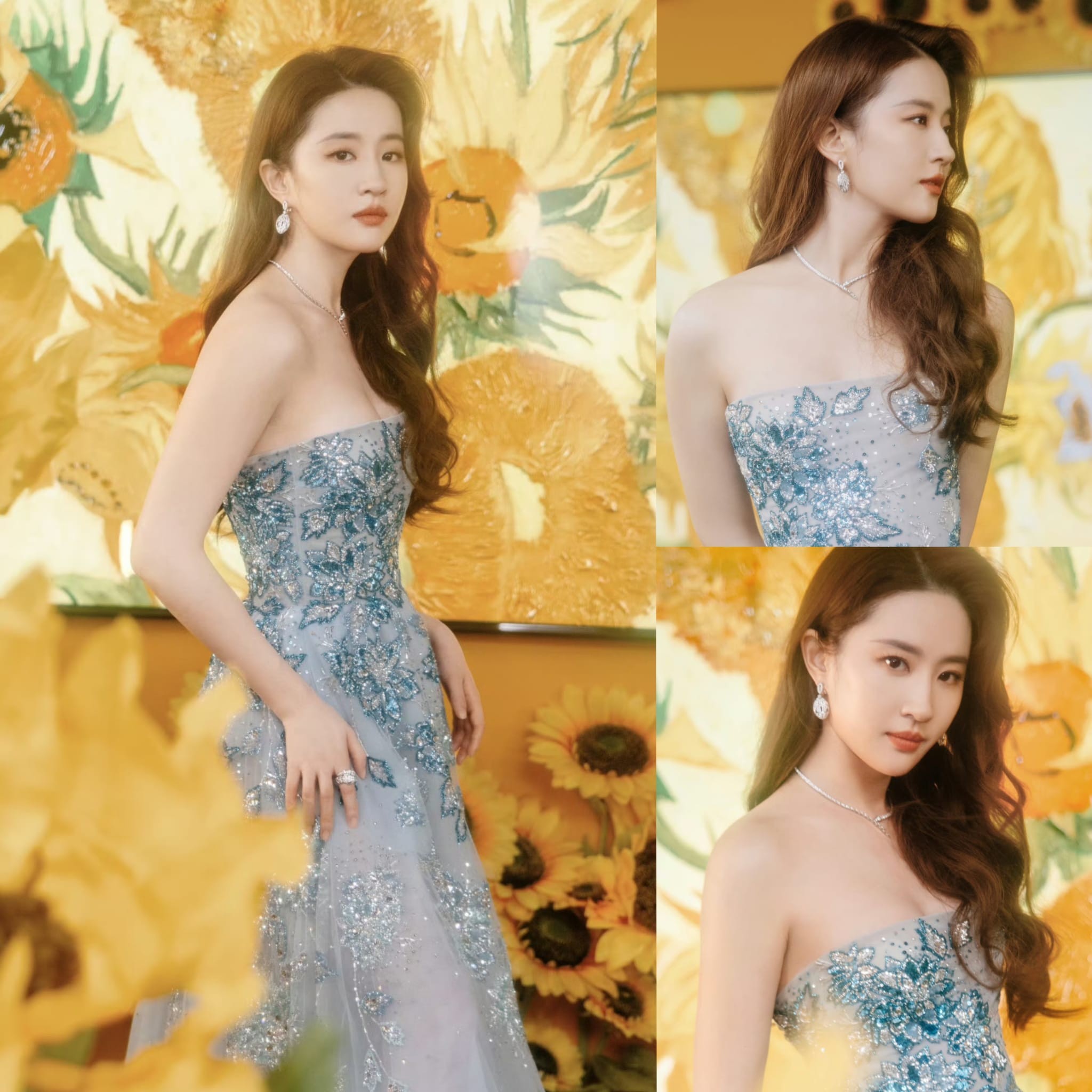 Lưu Diệc Phi diện lên người chiếc váy haute couture đến từ BST thu đông của Georges Hobeika trong sự kiện của SkyWorth mới đây, Visual xinh như công chúa của 'thần tiên tỷ tỷ' khiến MXH xứ Trung náo loạn