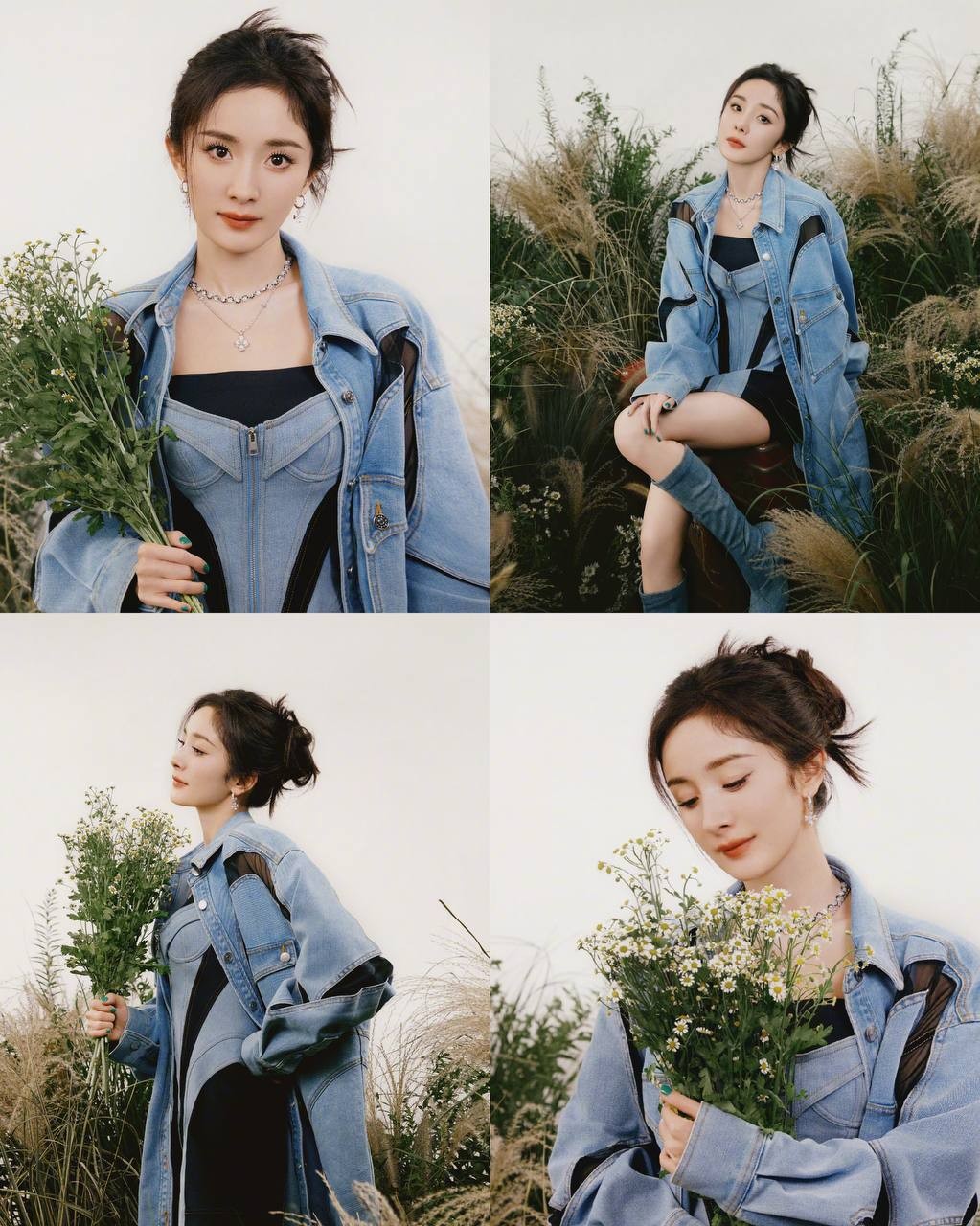 Tạo hình trẻ trung của Dương Mịch trong buổi livestream với thương hiệu kính mắt Bolon nhận được cơn mưa lời khen từ cư dân mạng