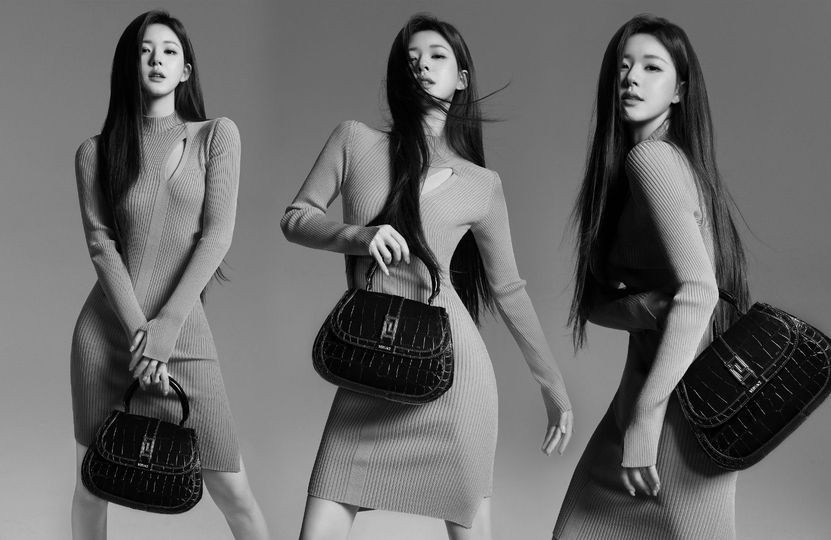 Triệu Lộ Tư trong loạt ảnh quảng cáo cho thương hiệu Versace được nhận xét là ngày càng có khí chất thời trang