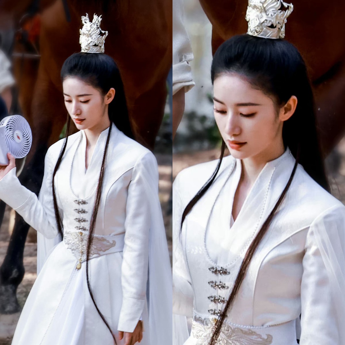 Quách Hiểu Đình lộ tạo hình trên phim trường “Niệm Vô Song'.