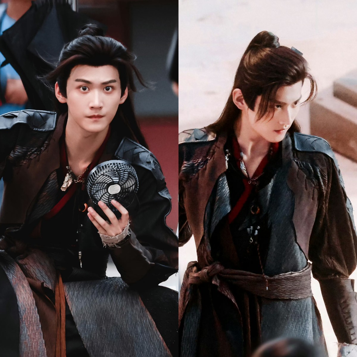 Châu Kha Vũ với tạo hình cổ trang cực đẹp trai trên phim trường 'Niệm Vô Song'