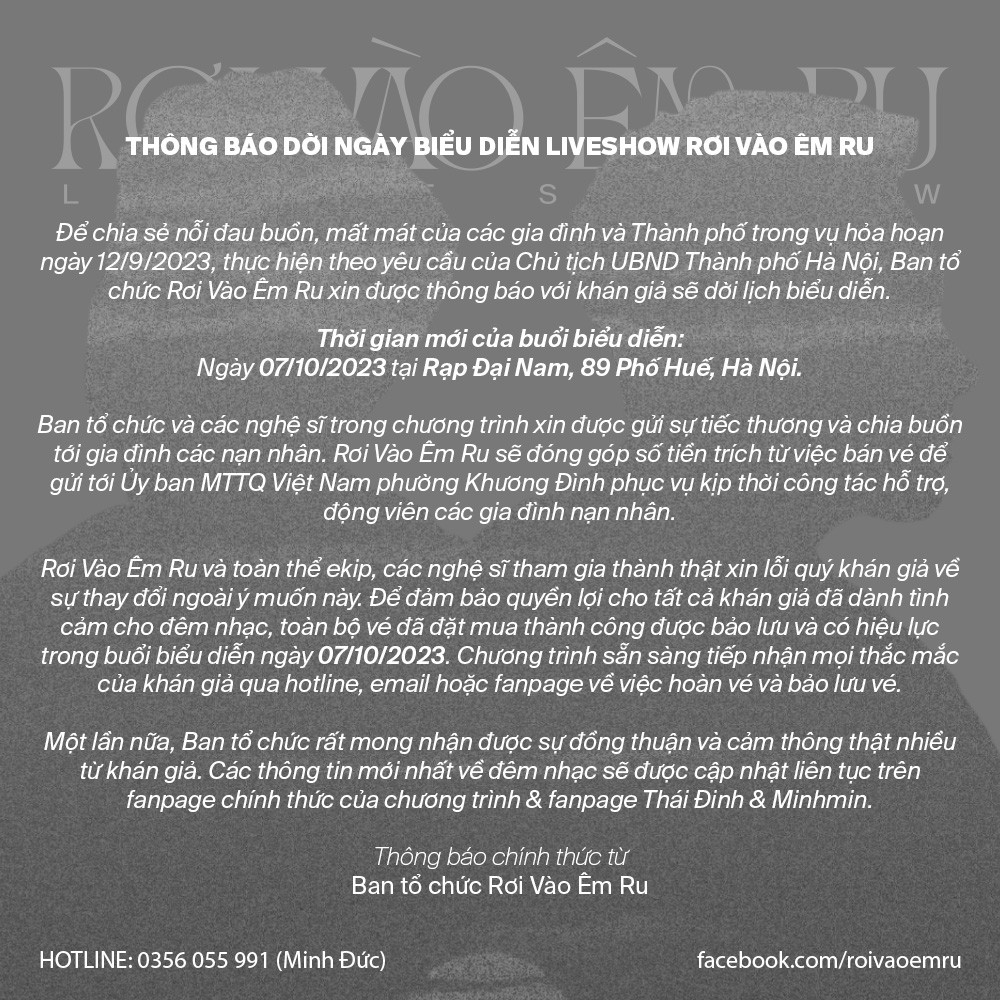 Loạt sao Việt dời lịch ra mắt sản phẩm để chia buồn với các nạn nhân vụ cháy chung cư mini Hà Nội - Ảnh 5