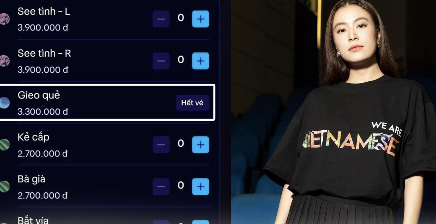 Concert Hoàng Thùy Linh chỉ bán hết 1 hạng vé là 'Gieo quẻ'