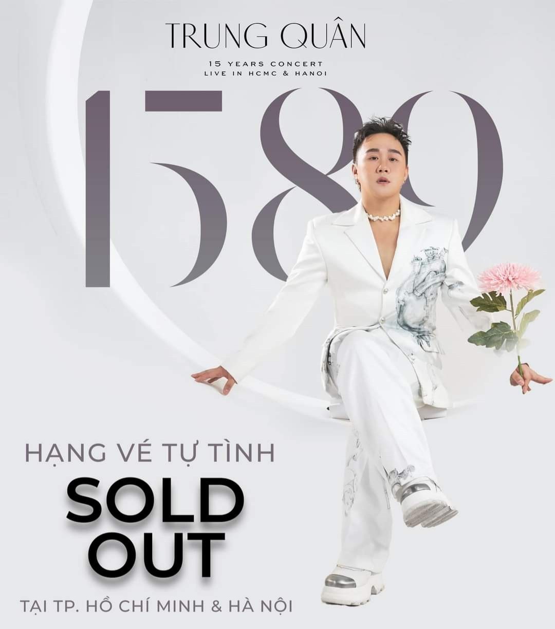 Trung Quân thông báo sold-out vé concert sau 5 ngày mở bán